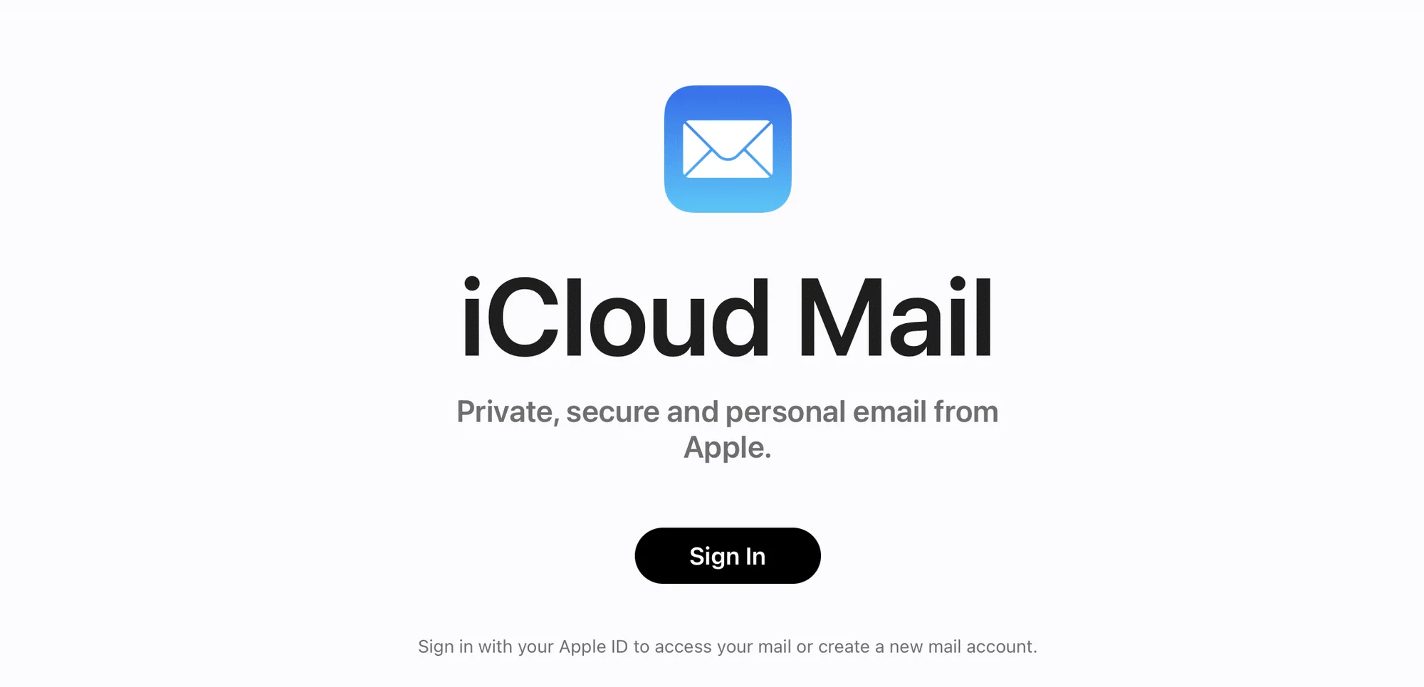 iCloud mail