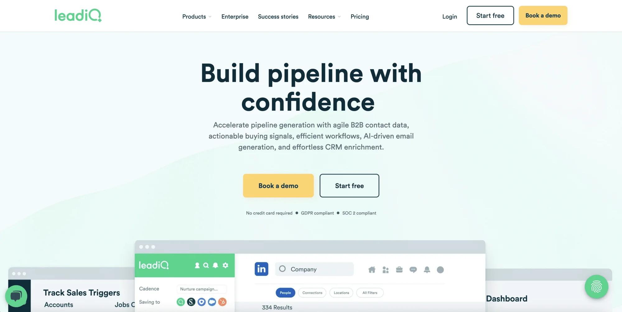 Alternative di Seamless ai : LeadIQ