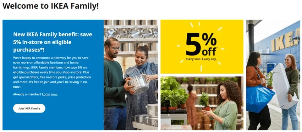 Esempio di email marketing: fidelizzazione con un programma.