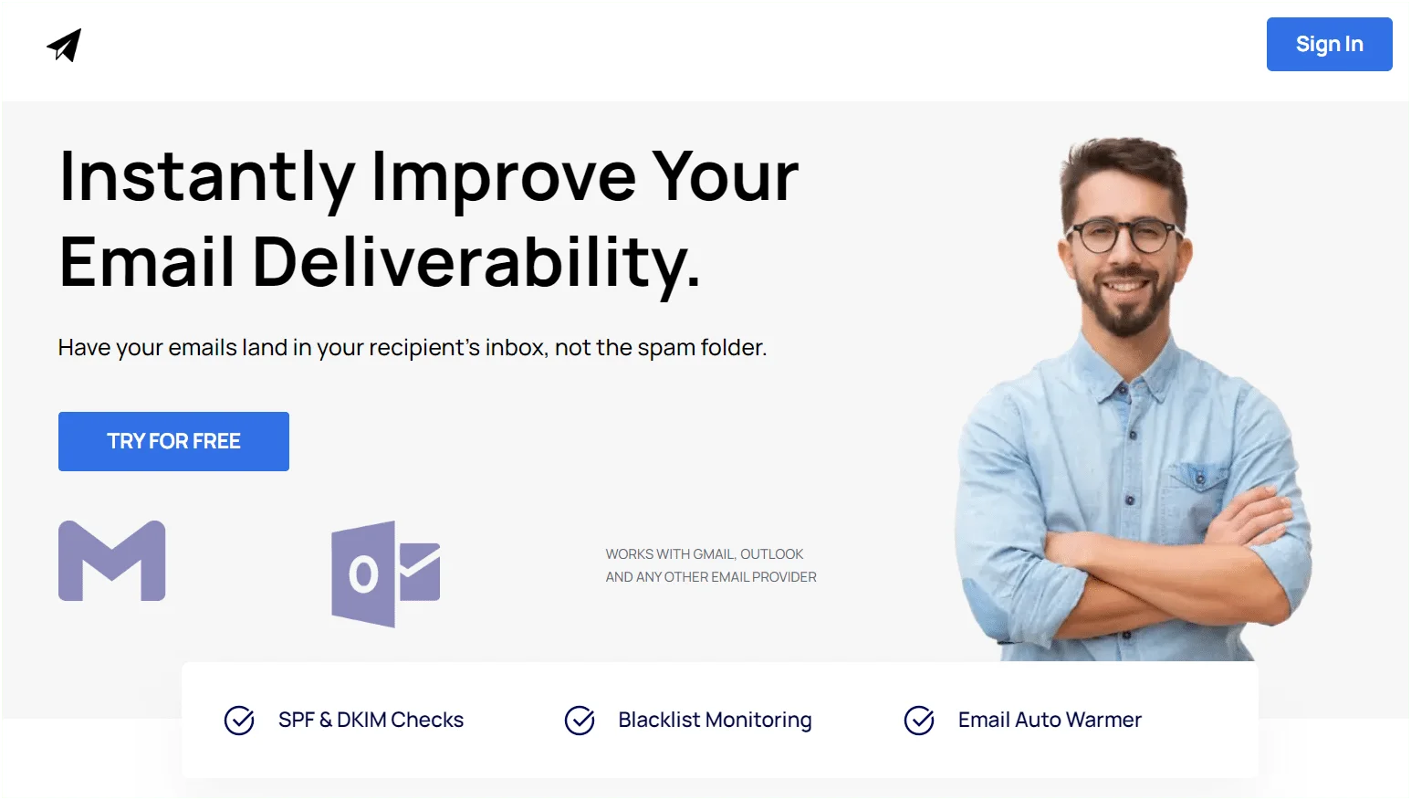 Email deliverability improvement tool