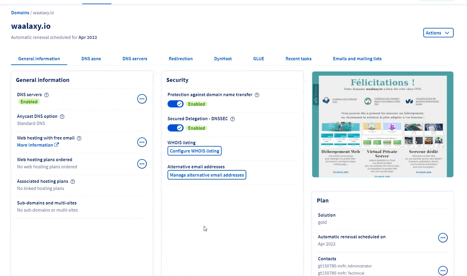 Make your Whois public