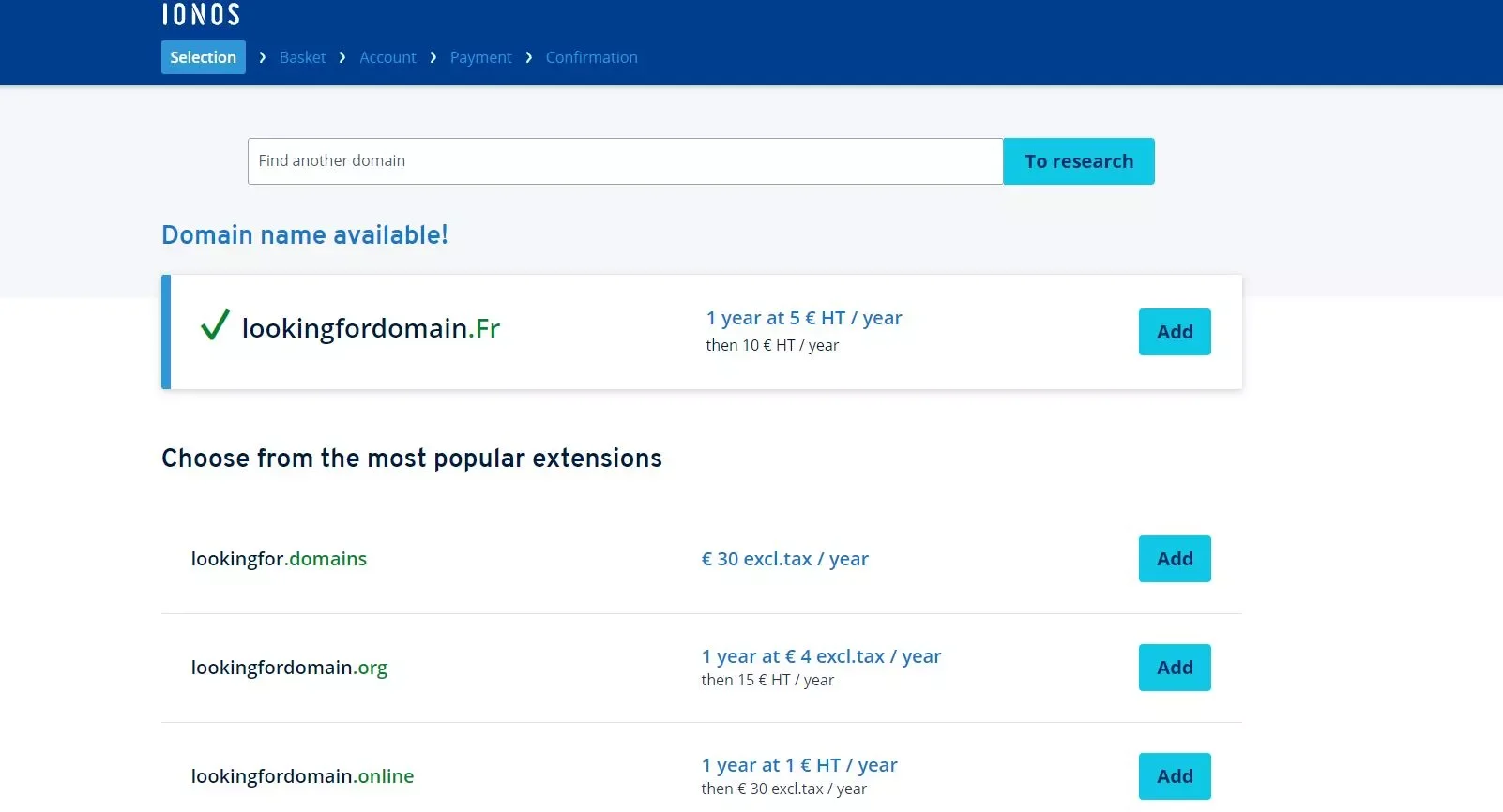 find-domain-ionos