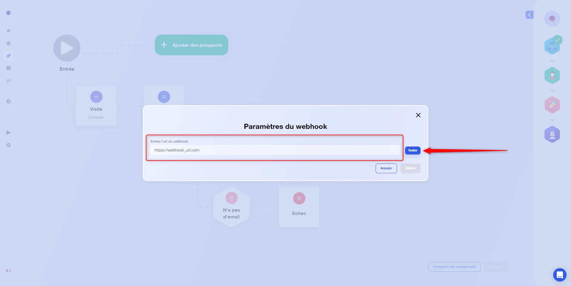 Create your campaign on Waalaxy