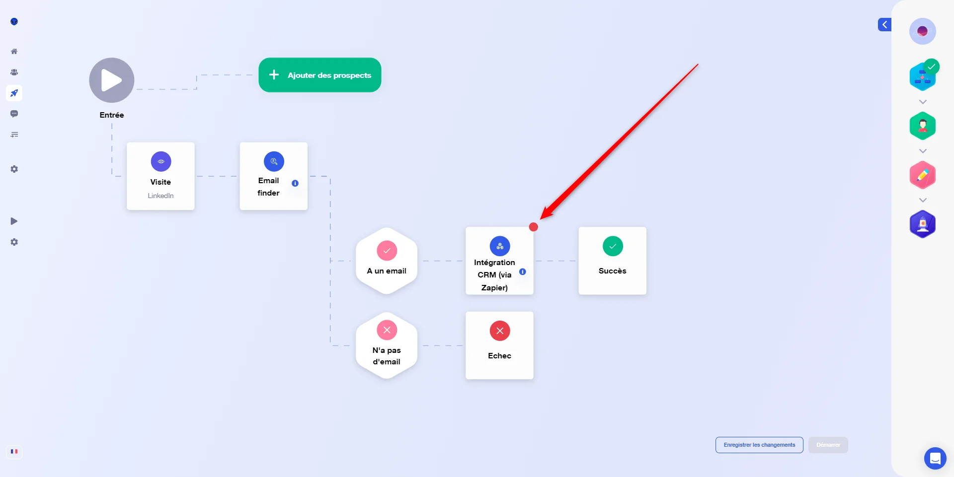 Create your campaign on Waalaxy