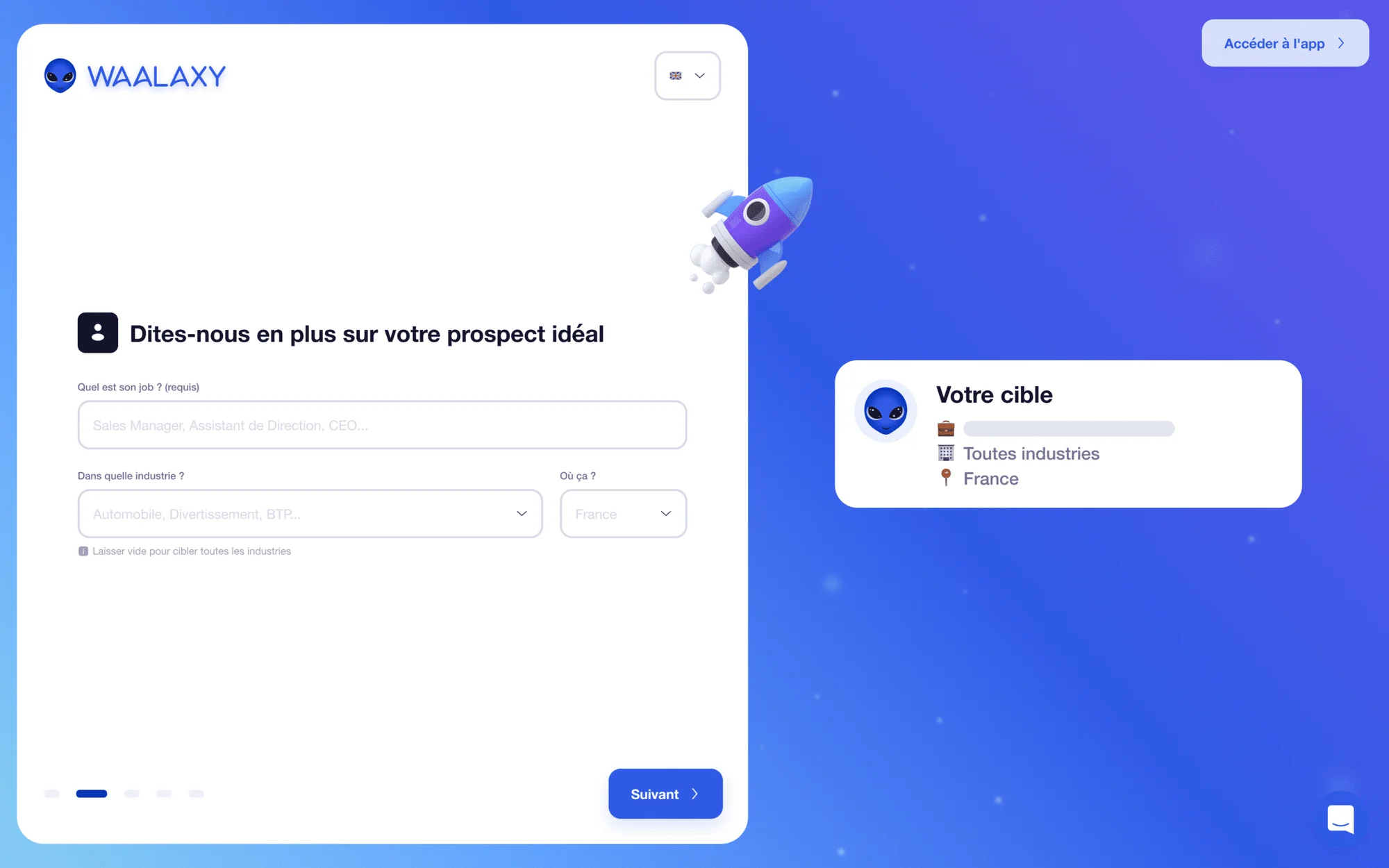 Onboarding on Waalaxy
