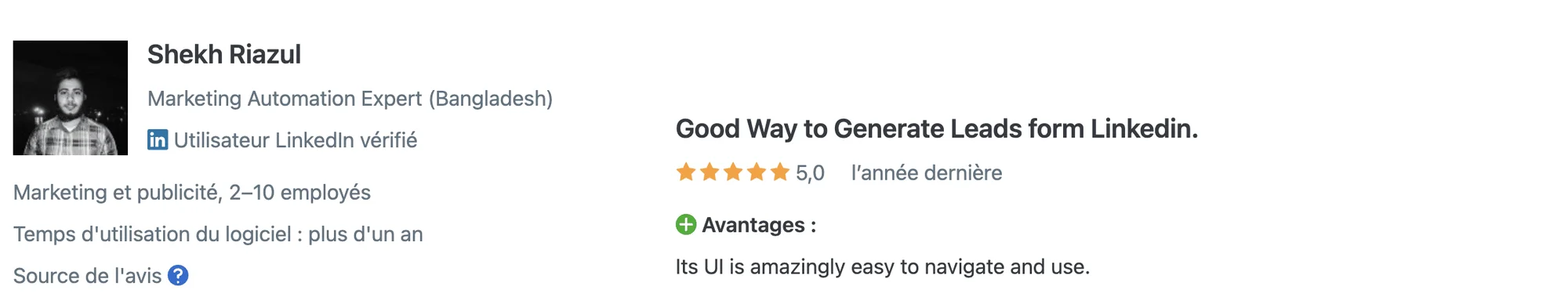Customer Reviews of Waalaxy