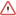 Icône alerte triangle rouge