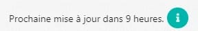 Notification de mise à jour dans Waalaxy