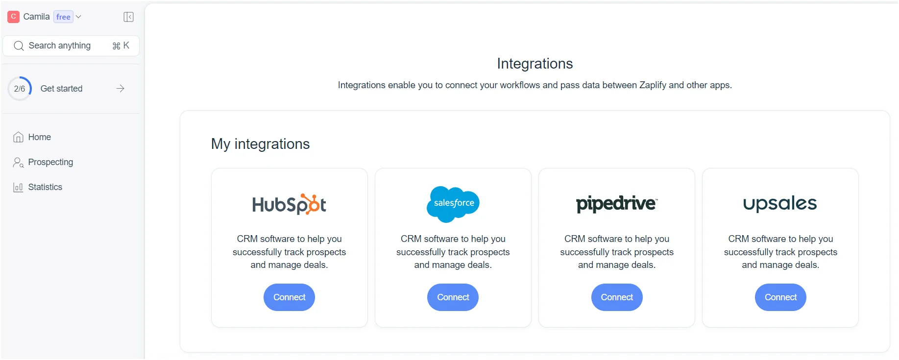 Intégrations CRM HubSpot Salesforce Pipedrive