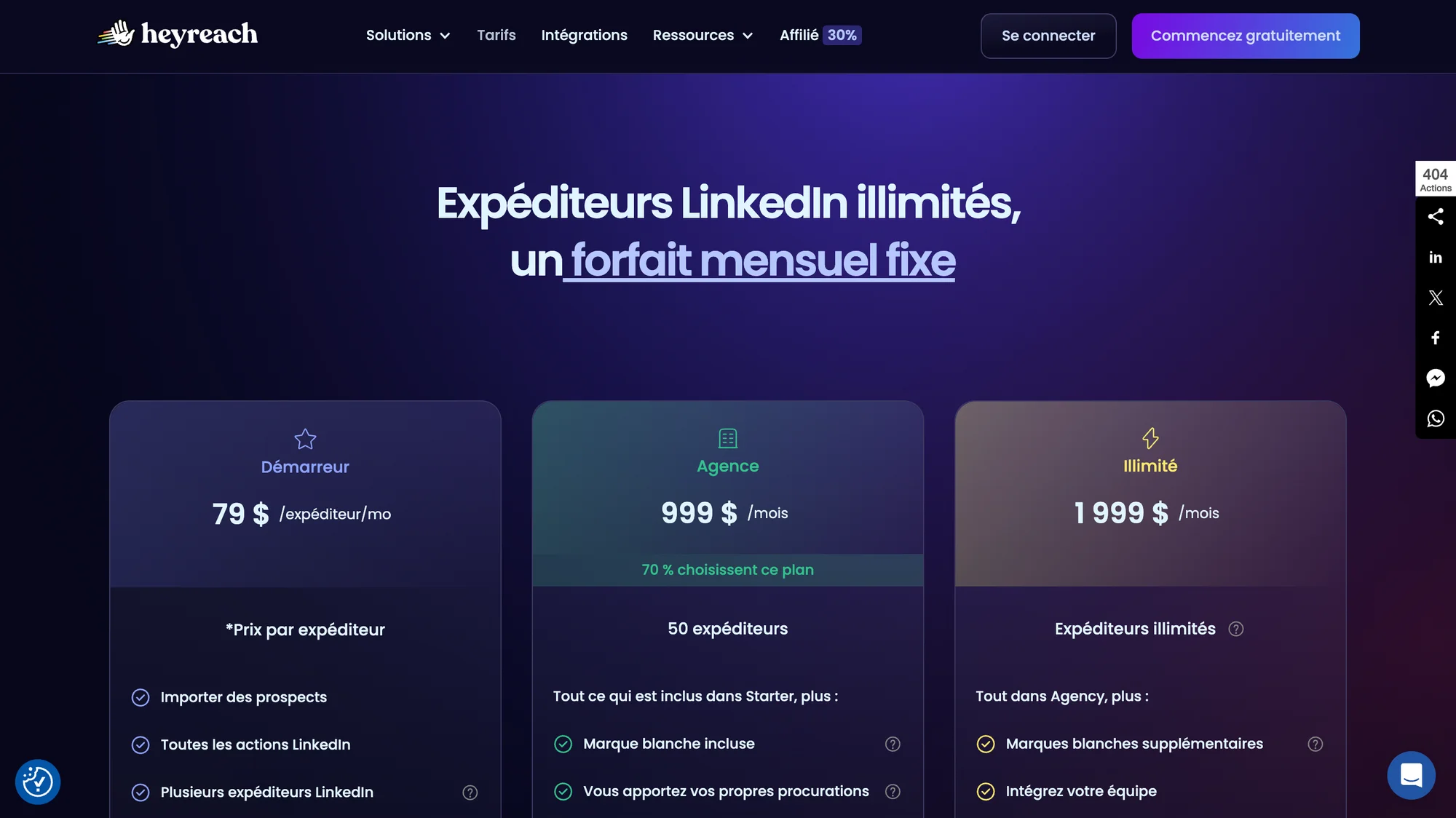 Heyreach tarifs