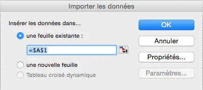 csv importieren
