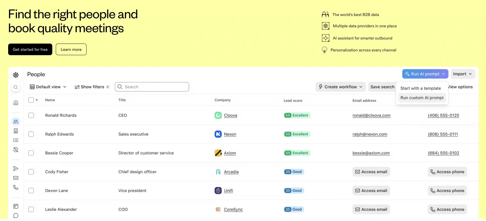 outreach.io alternatives - apollo.io