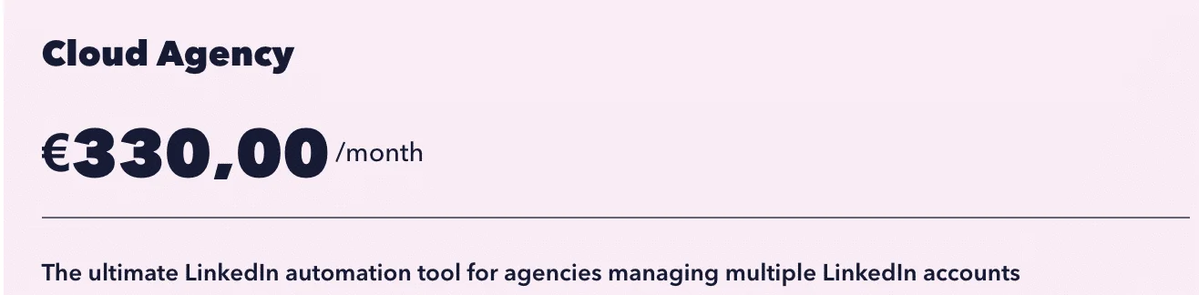 Duxsoup agency rates