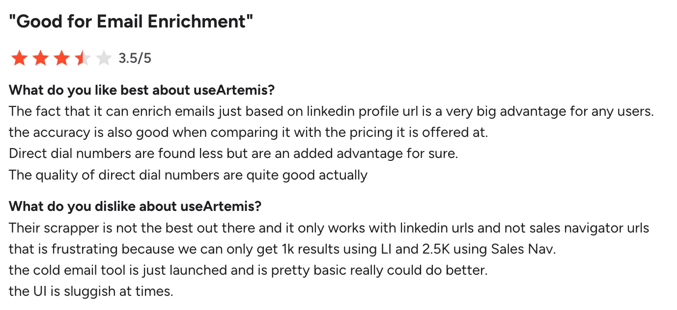 UseArtémis customer reviews