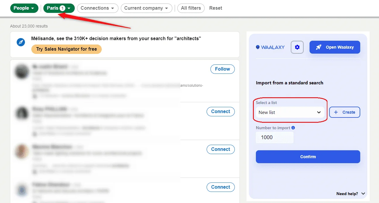 Scraping dei dati di LinkedIn