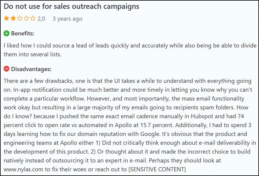apollo.io customer reviews