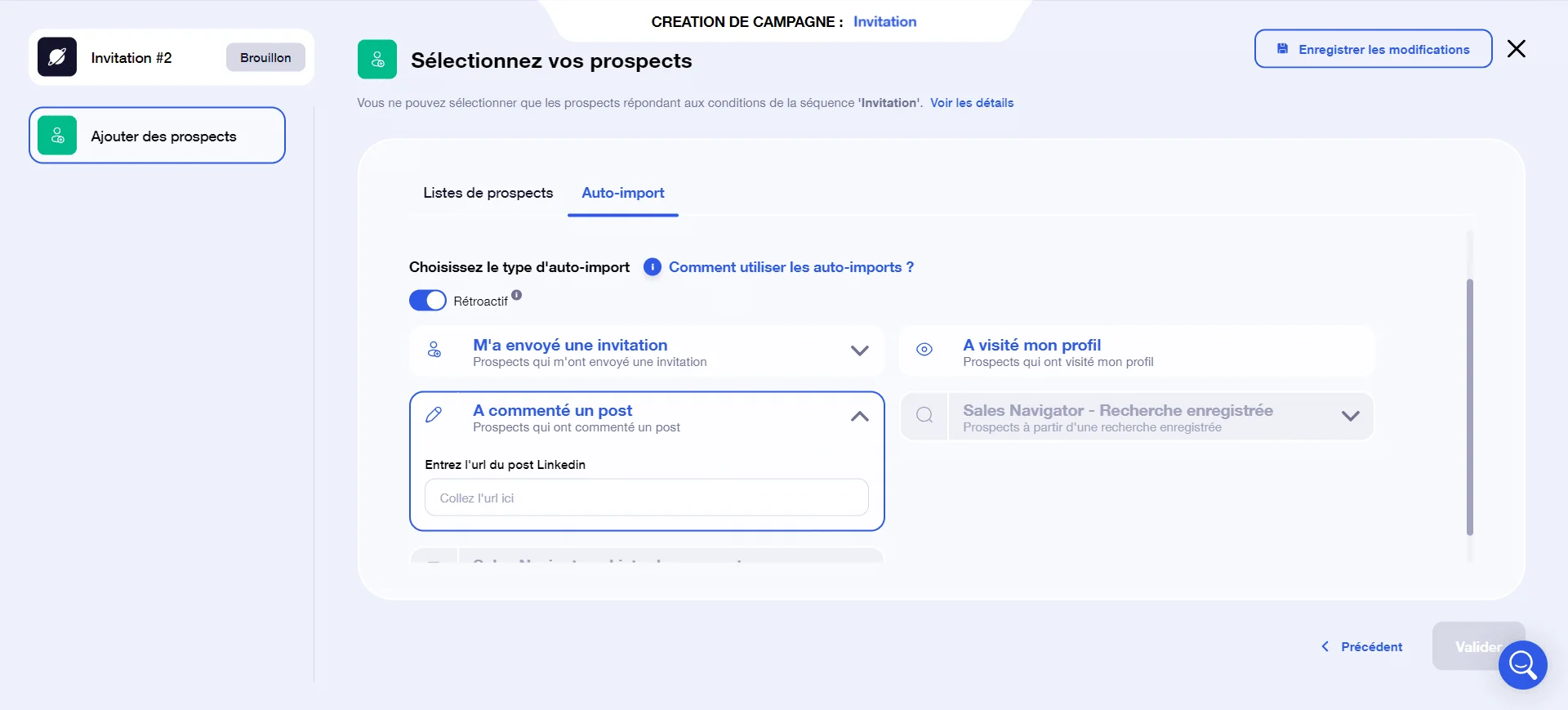 prospects vastleggen die commentaar geven op een LinkedIn post