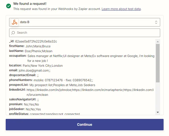 Personal CRM, via Zapier