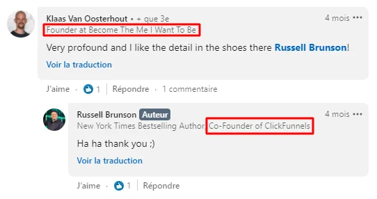 visible when you publish a post