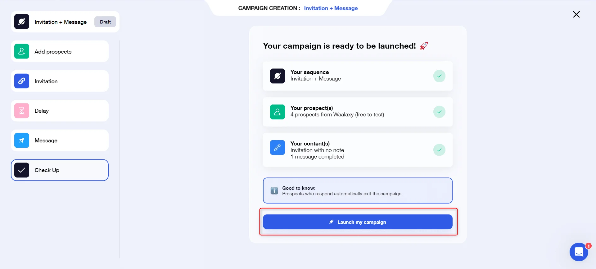Launch your campaign