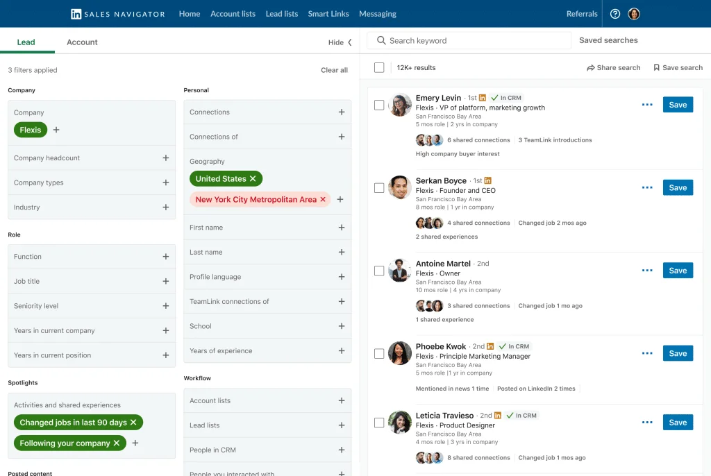 Automatização do recrutamento: seleccione candidatos com o LinkedIn Sales Navigator