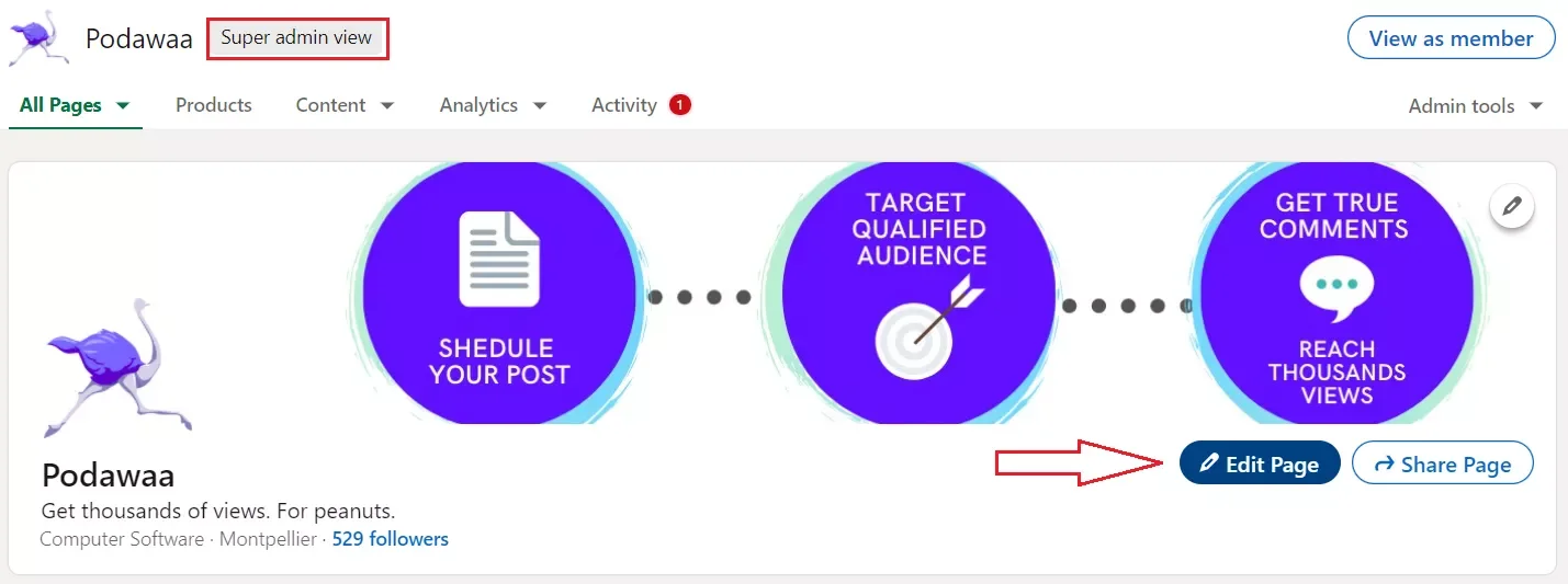 Podawaa prospection LinkedIn views comments