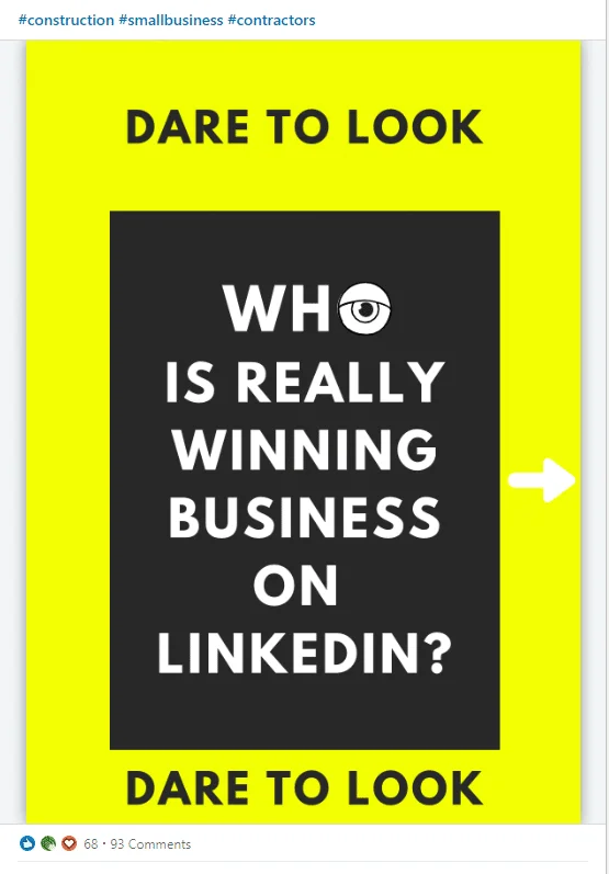Who is winning business LinkedIn