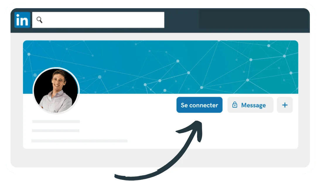 Demande invitation sur le réseau pro