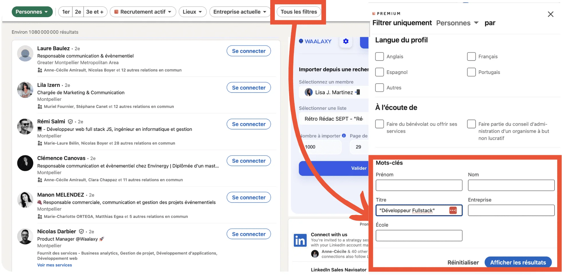 LinkedIn targeting