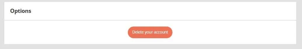 delete your viadeo account