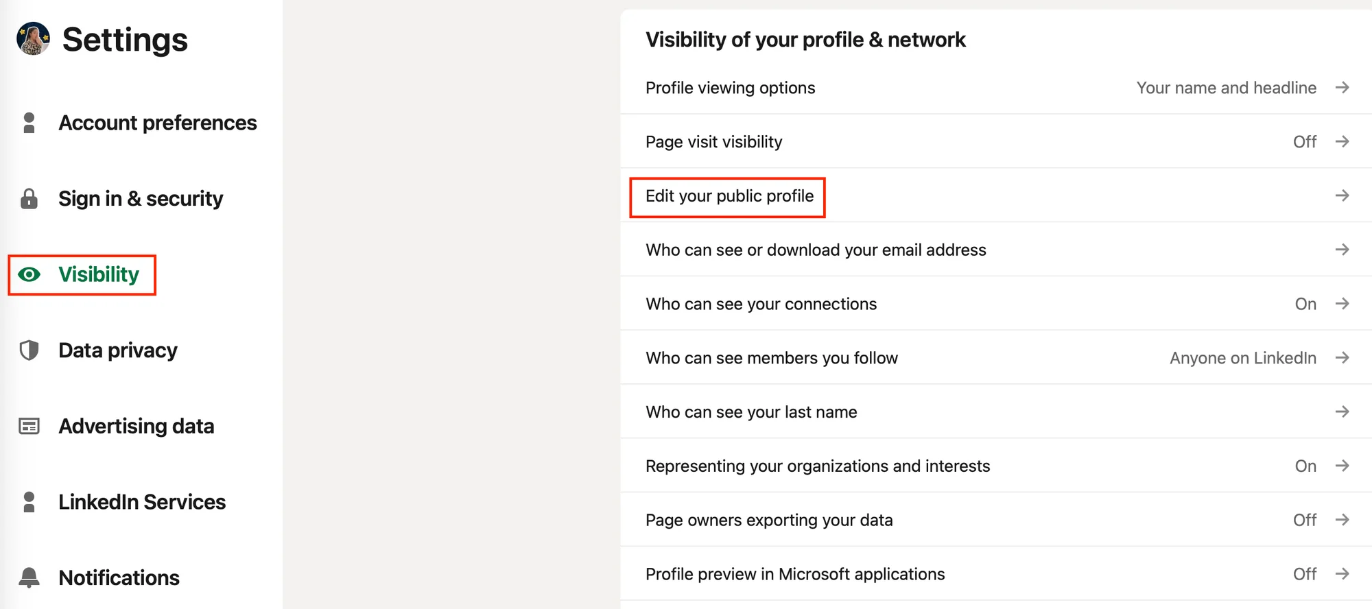LinkedIn URL