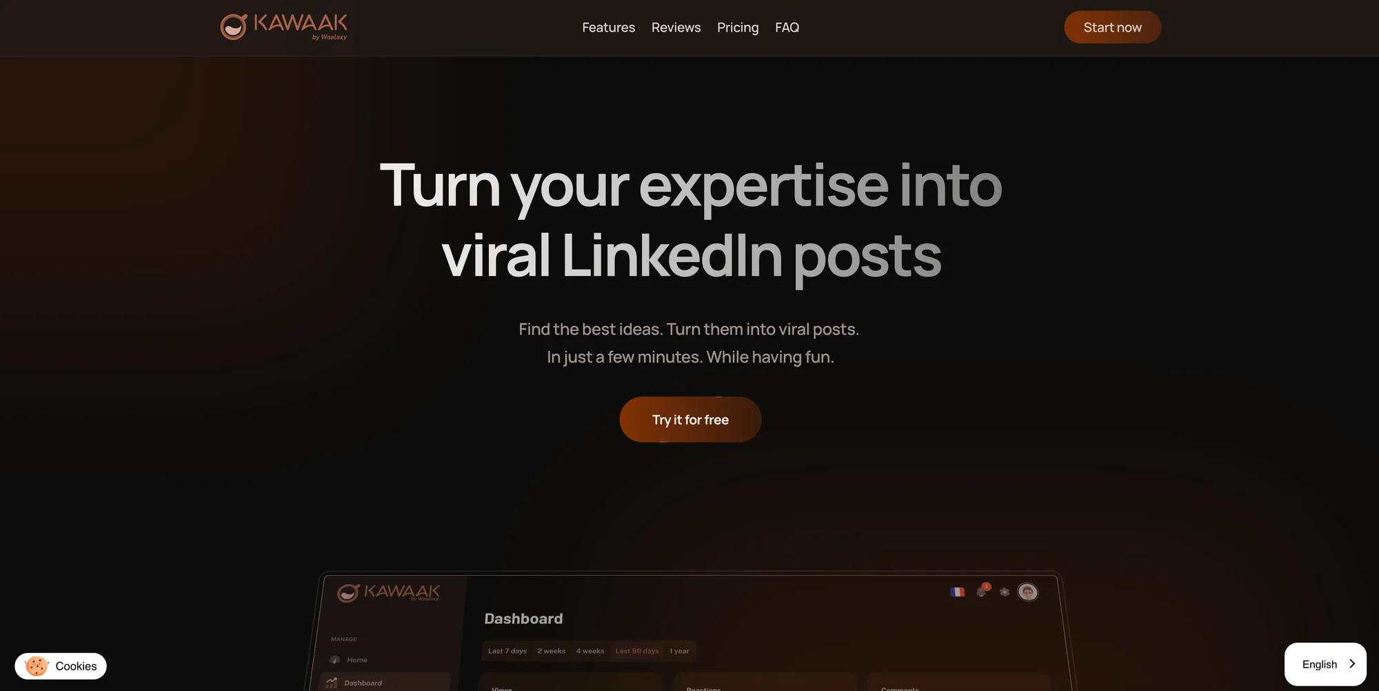 Kawaak - Generate, plan, publish and analyze content