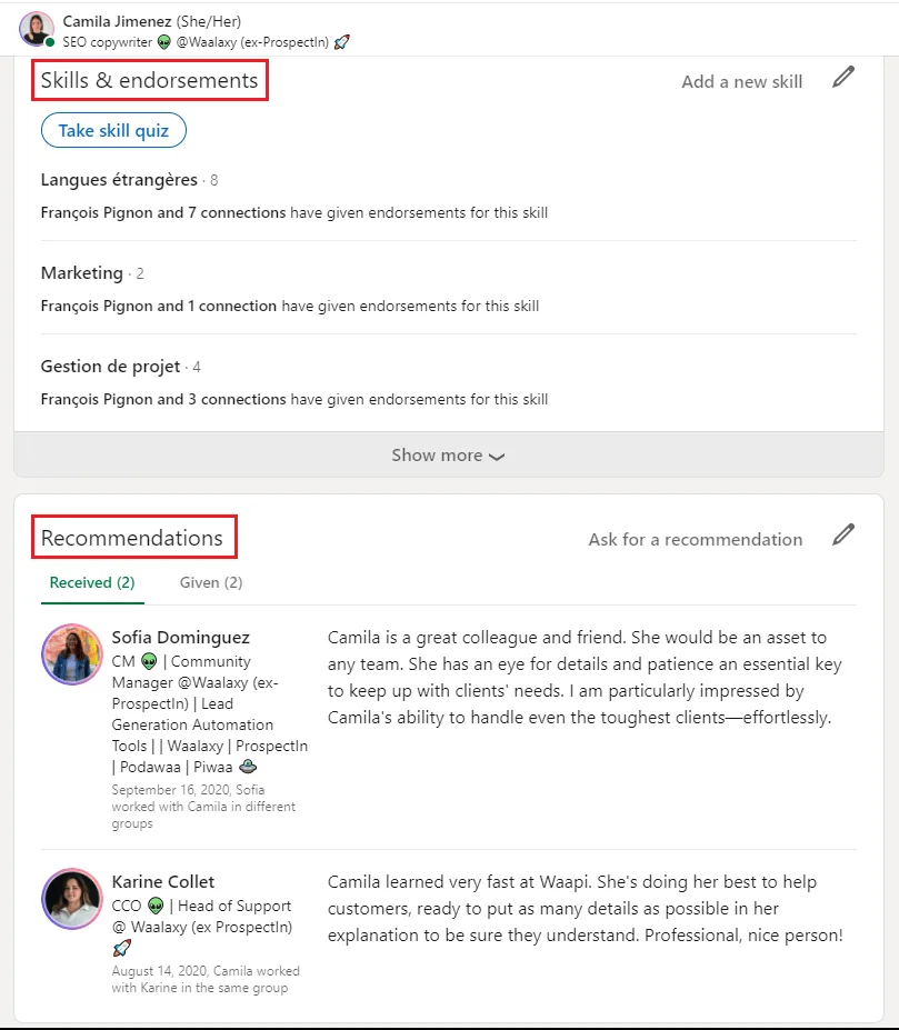 how to endorse on LinkedIn vs. recommendations