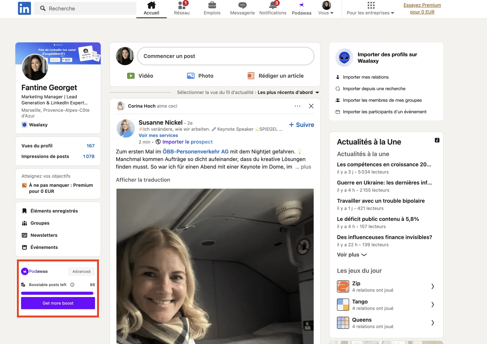 Podawaa LinkedIn pods