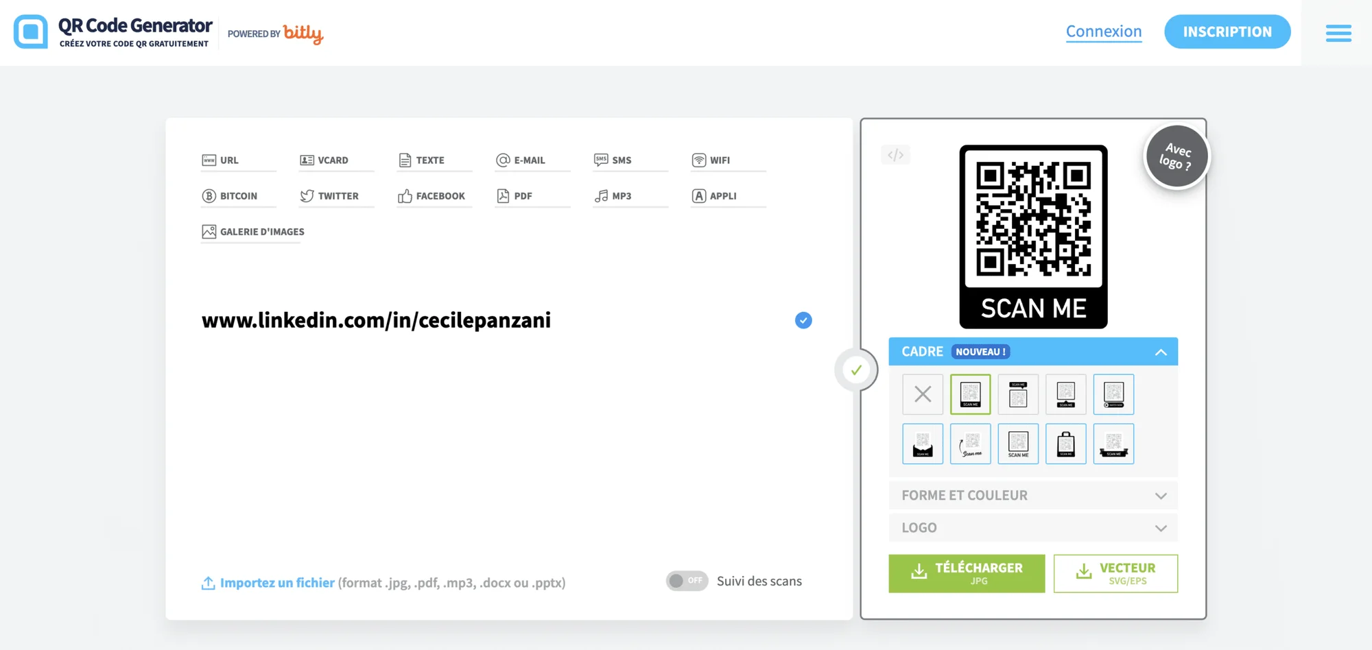 QR code generator