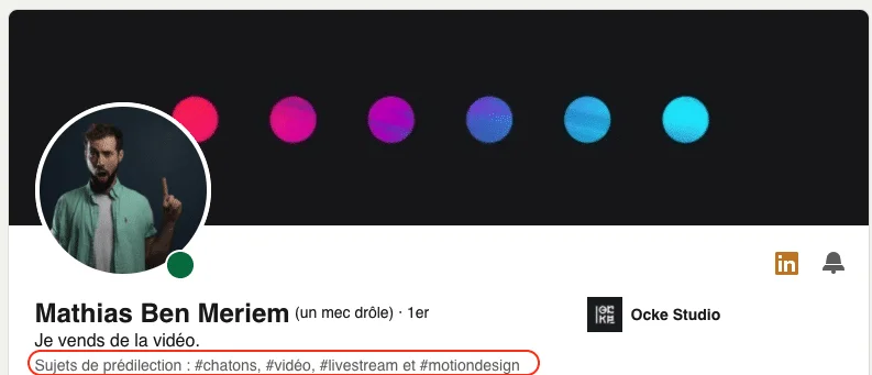 Linkedin-Profil