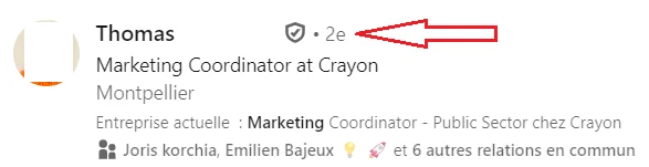 what does 1st 2nd and 3rd mean on LinkedIn