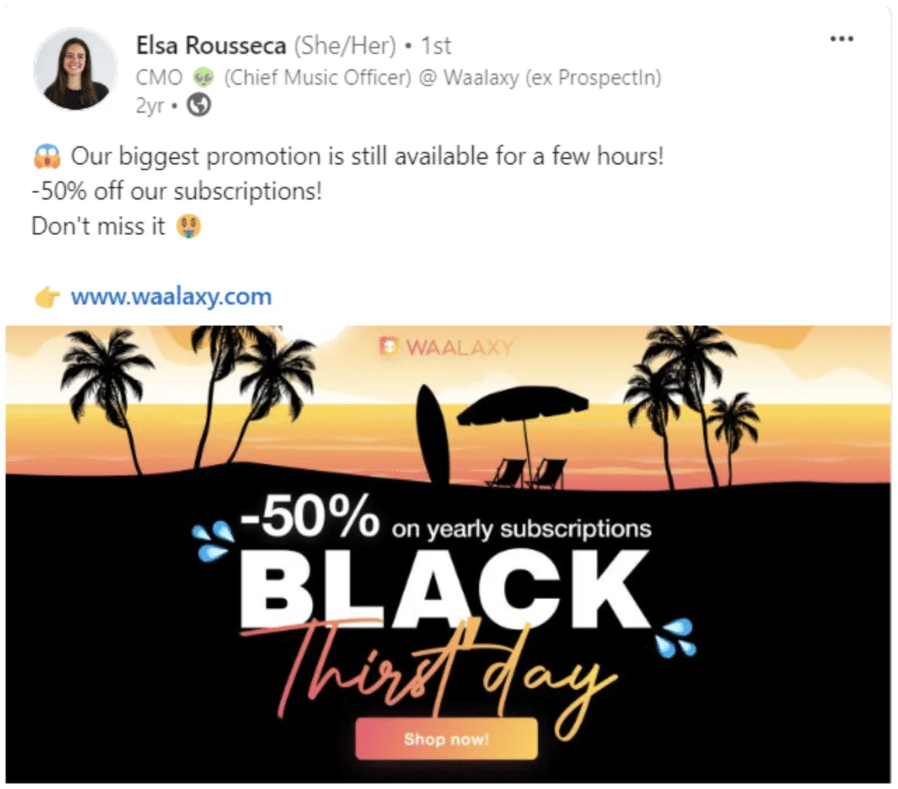 Add an image in LinkedIn post - LinkedIn image