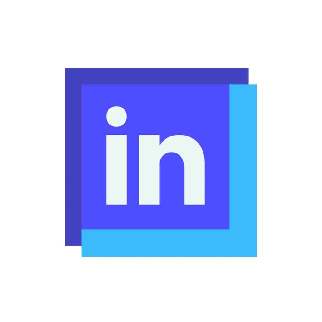 Quadratisches LinkedIn-Logo