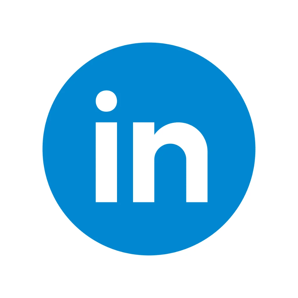 Blaues LinkedIn-Logo