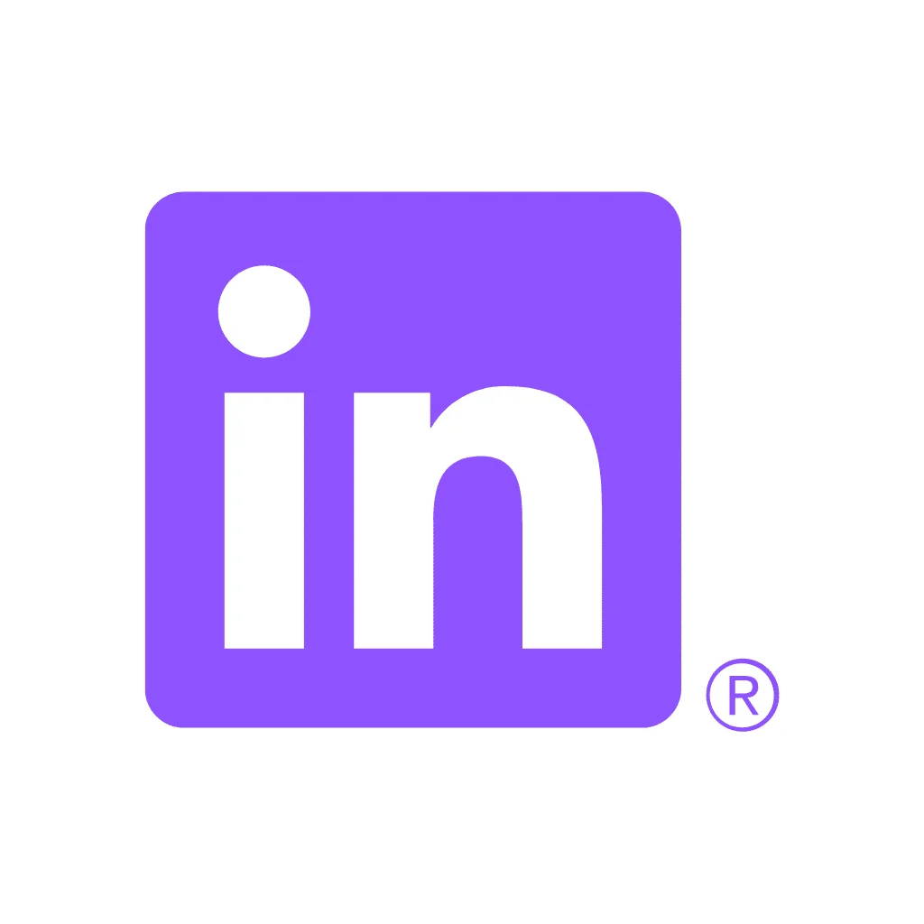 Lila LinkedIn-Logo