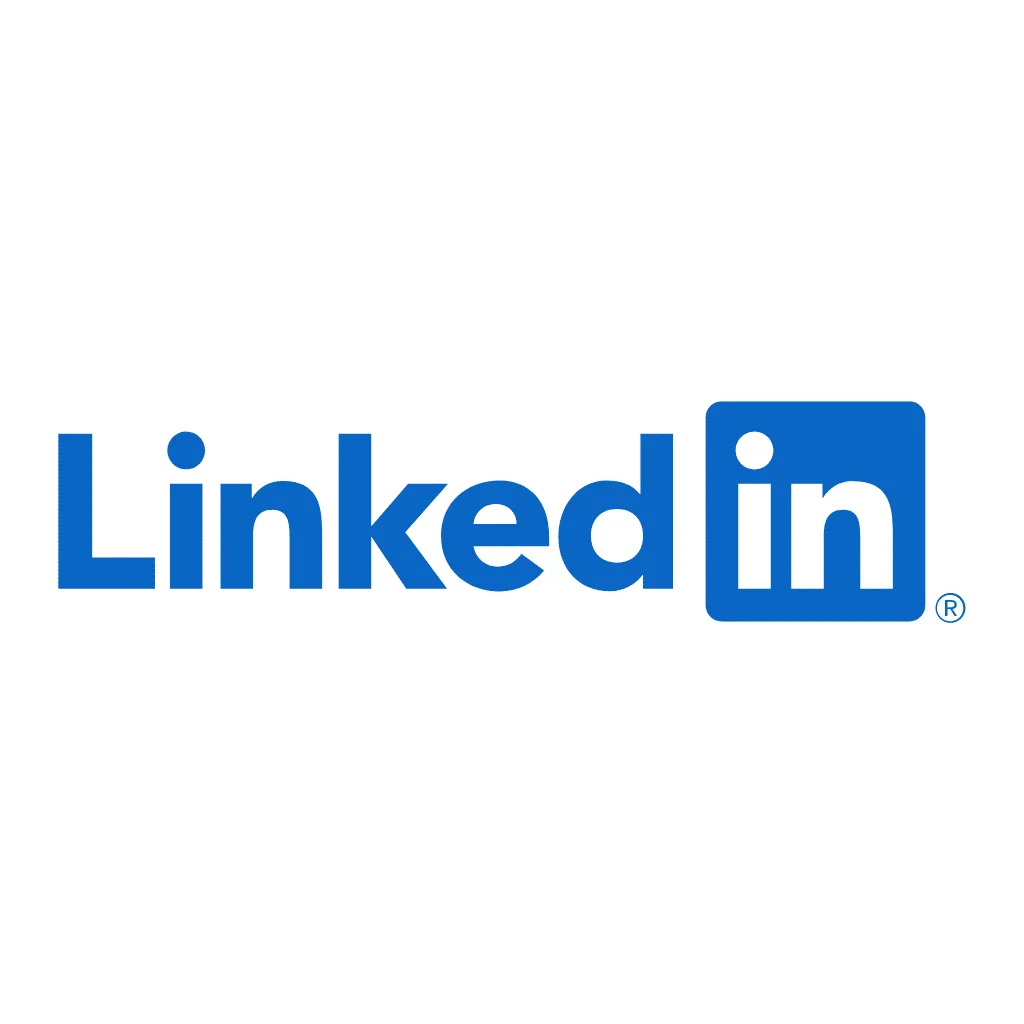 Blaues LinkedIn-Logo