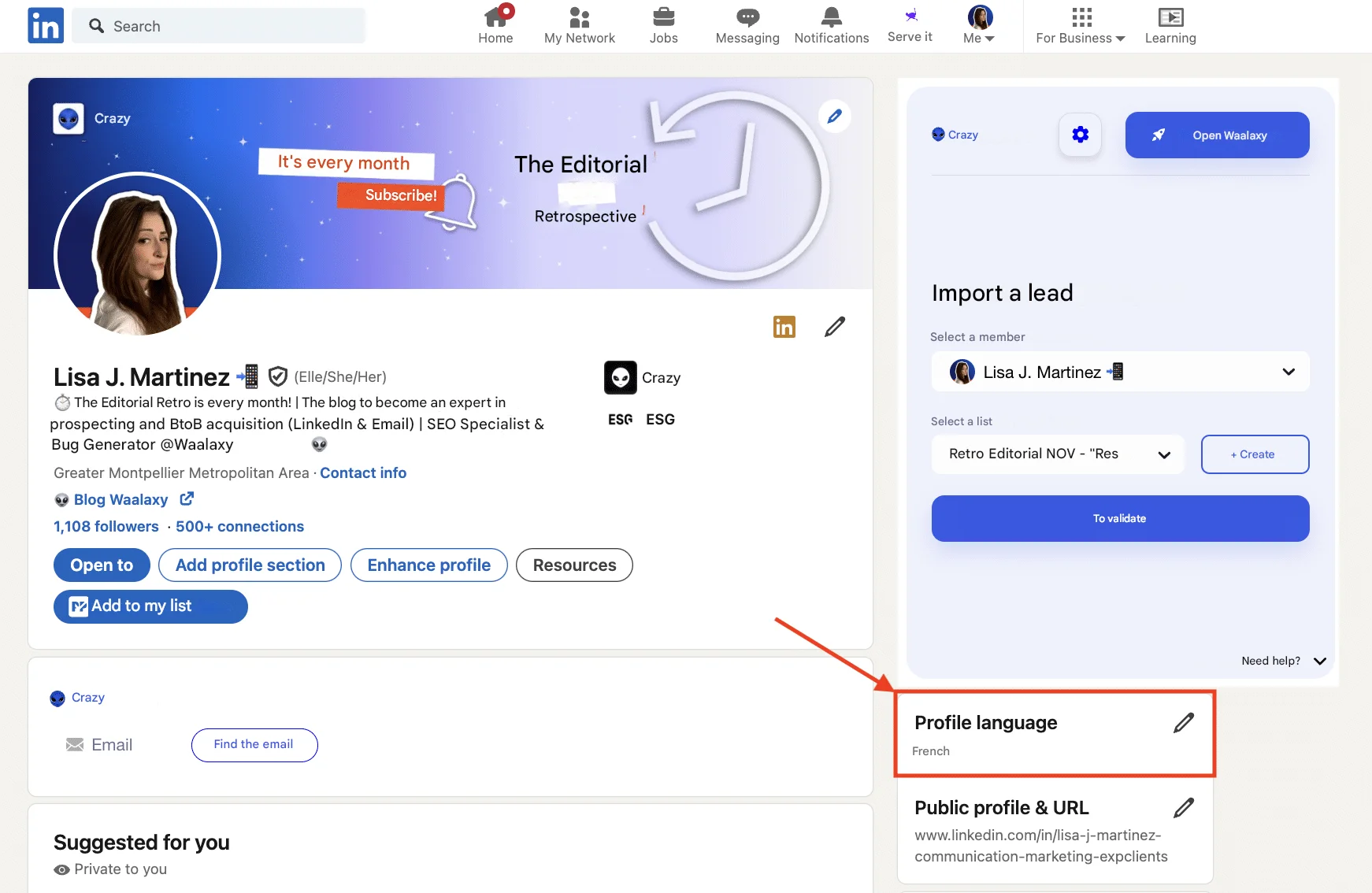 Traduzca su perfil de LinkedIn para crear una marca personal internacional.