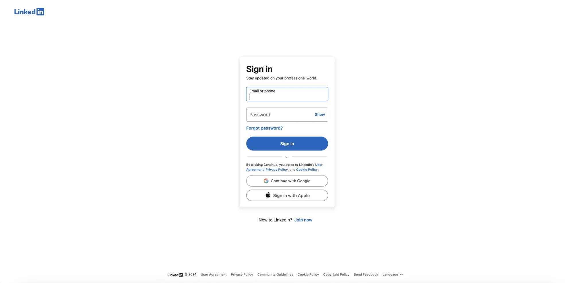 Cos'è LinkedIn: Connettersi al proprio account LinkedIn