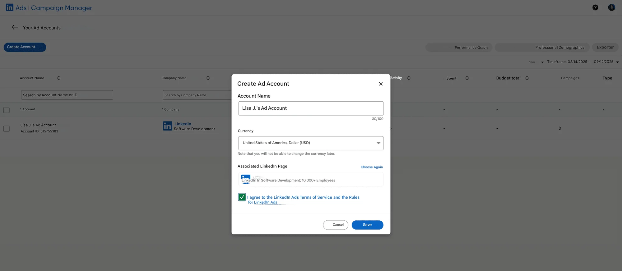Create a Lead Gen Forms advertising campaign.