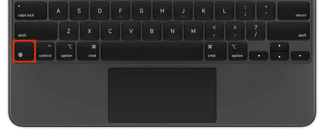 LinkedIn Emojis Shortcut Keys on Mac : Fn.