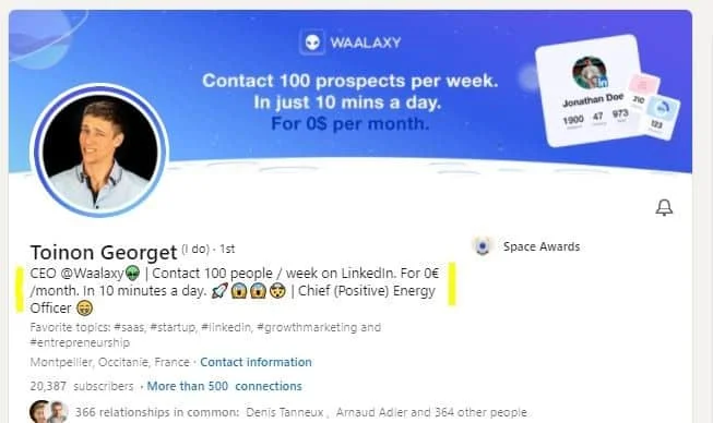 Translate your LinkedIn profile intelligently