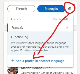 translate your LinkedIn profile