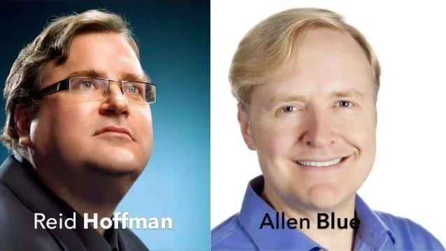 Reid Hoffman Allen Blue LinkedIn entrepreneurs