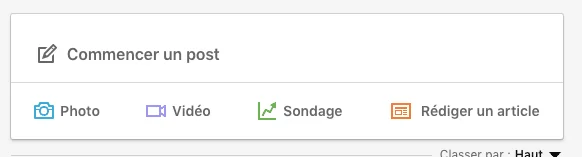 per scrivere articoli su LinkedIn